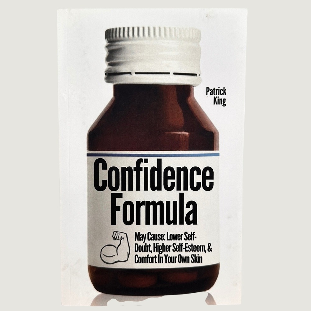 Confidence Formula by Patrick King Paperback‎ Self Help Personal Growth Book
